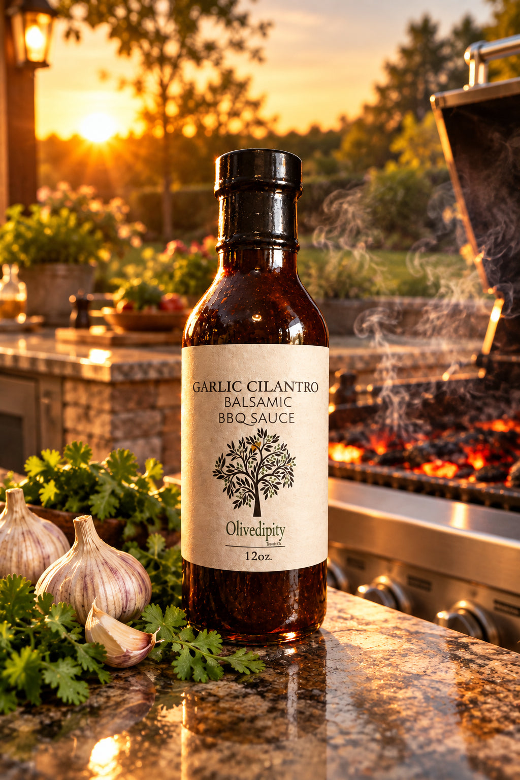 BALSAMIC BBQ SAUCE GARLIC CILANTRO
