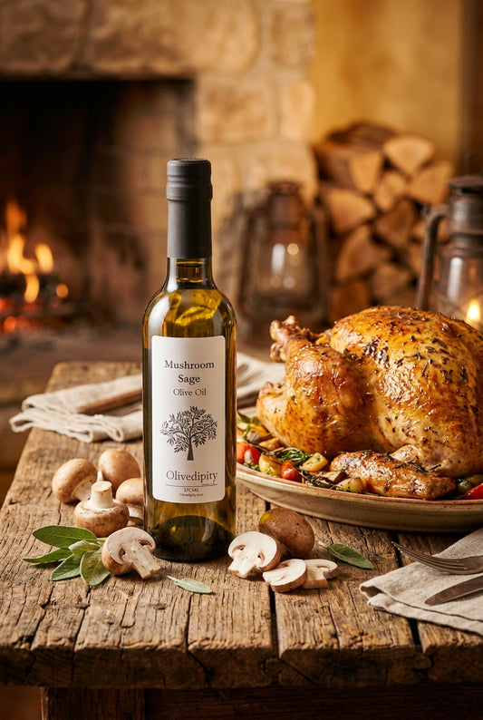 MUSHROOM SAGE EVOO